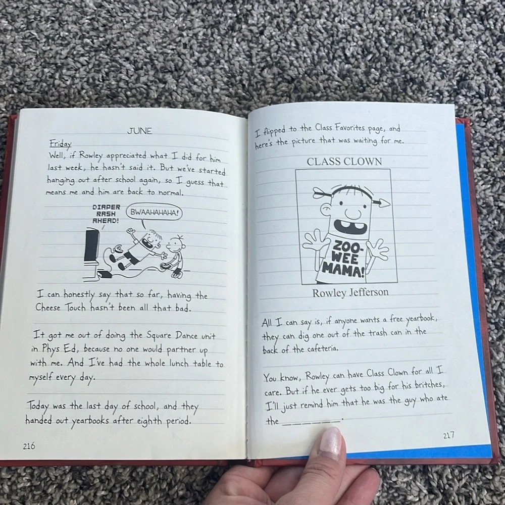 book Diary of a wimpy kid by Jeff Kinney  best seller SEE FLAWS
